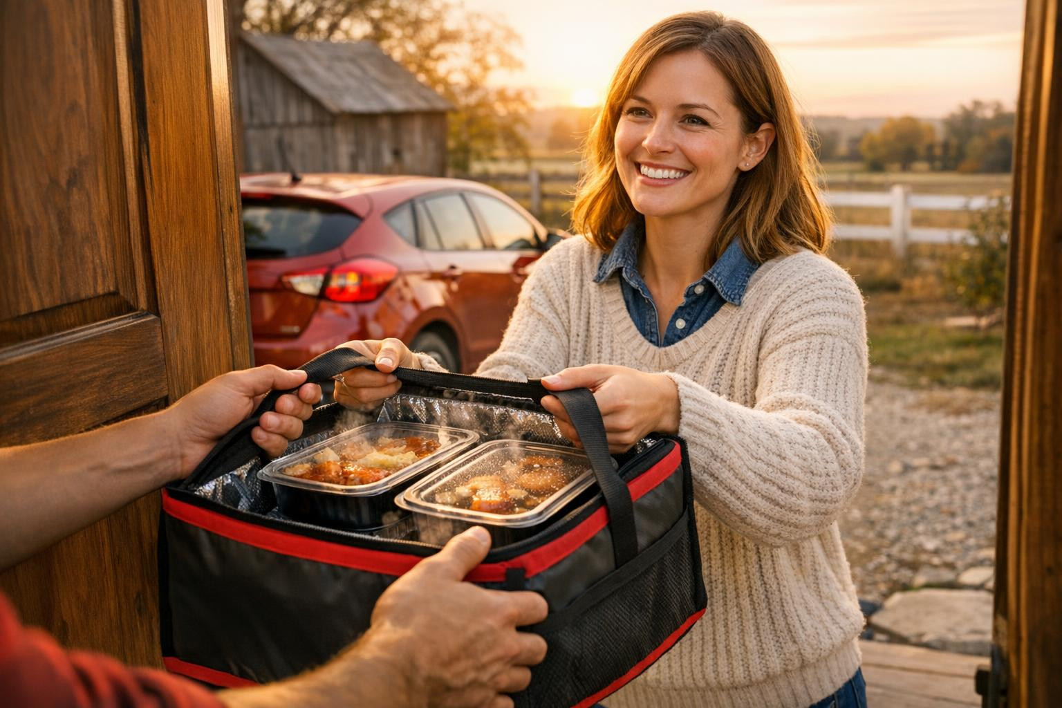 Home delivery brings freshly prepared meals directly to your home ...