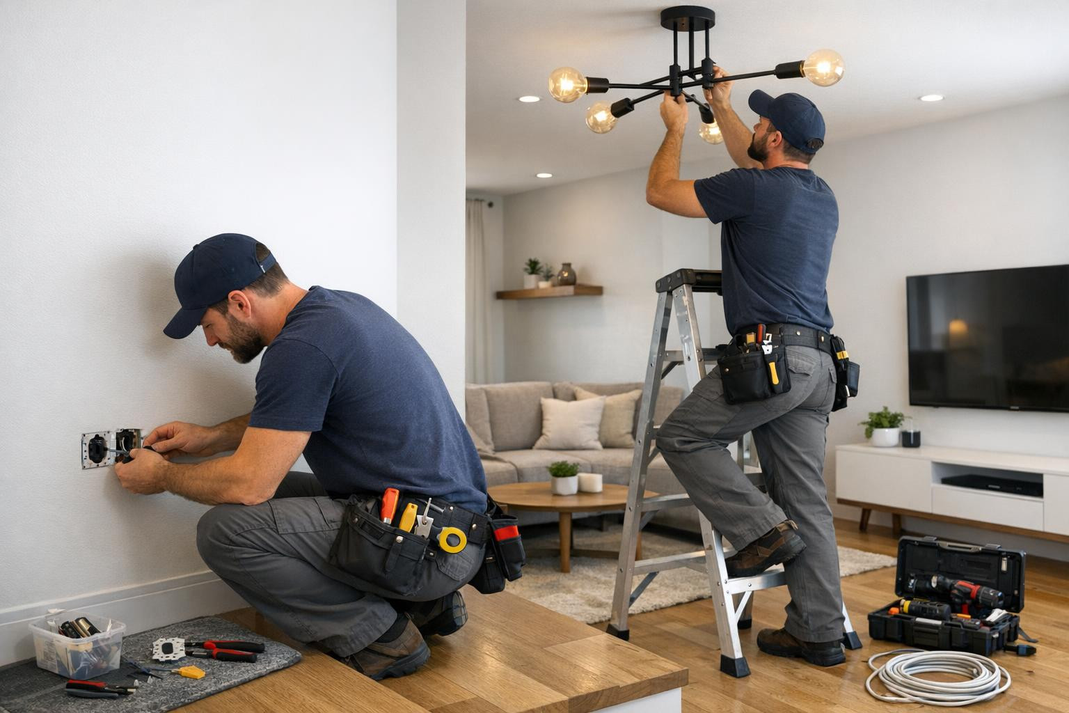 Home electrical installation  ensures a safe and comfortable living environment through professional  Internal electrical installation  works. Work quickly, in 