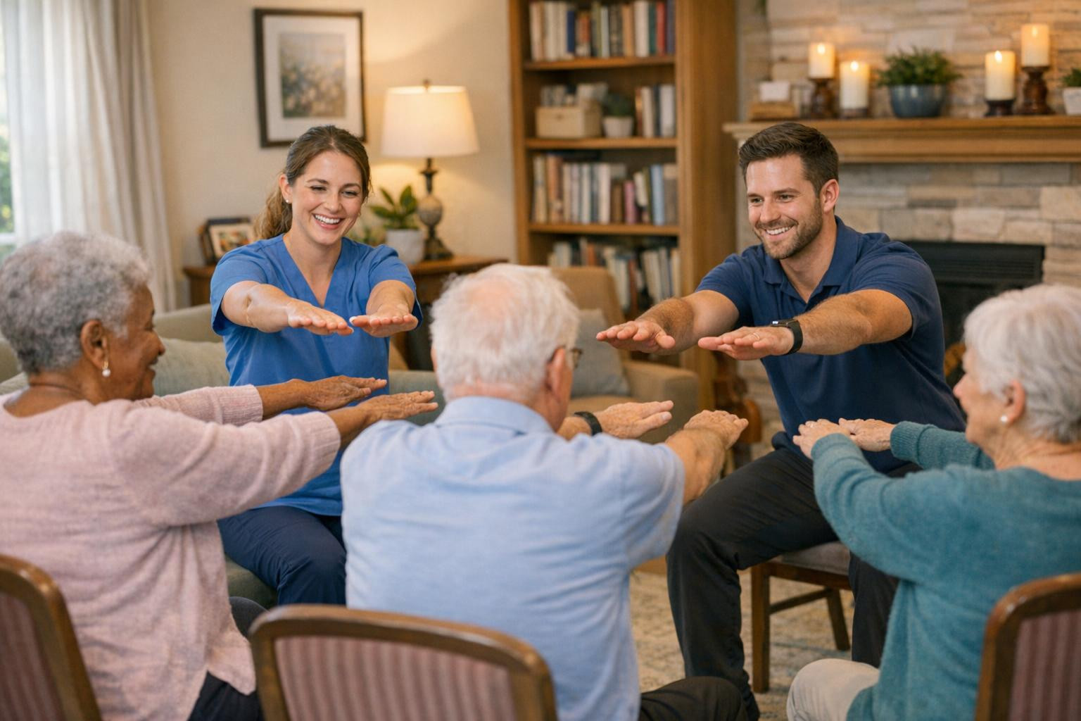 Home rehabilitation combines home physiotherapy, personal seniorit ...