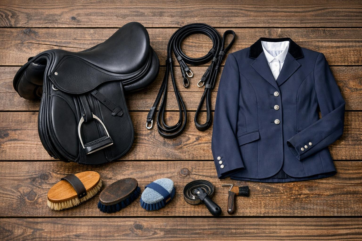 Horse equipment  combines high-quality saddles, controls, horse clothing and horse-care accessories to ensure safety, comfort and reliability for both the recre