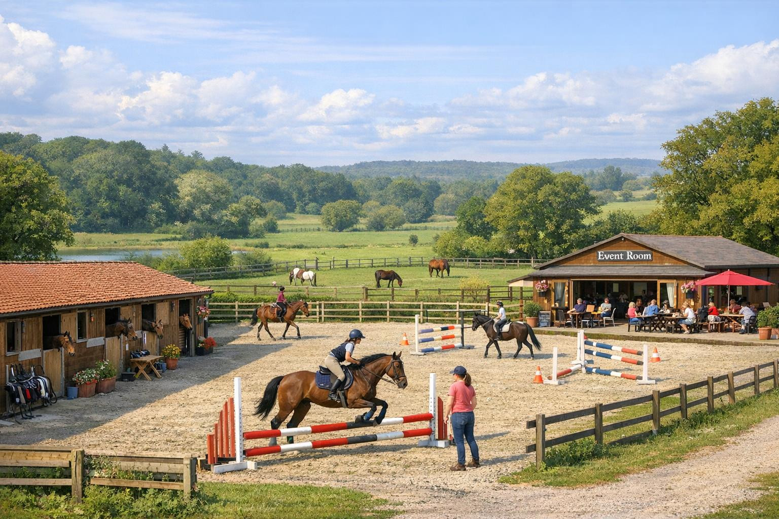 Very Riding Centre  creates a safe and supportive home for both beginners and advanced people: high-level riding lessons, caring horse care, regular training an