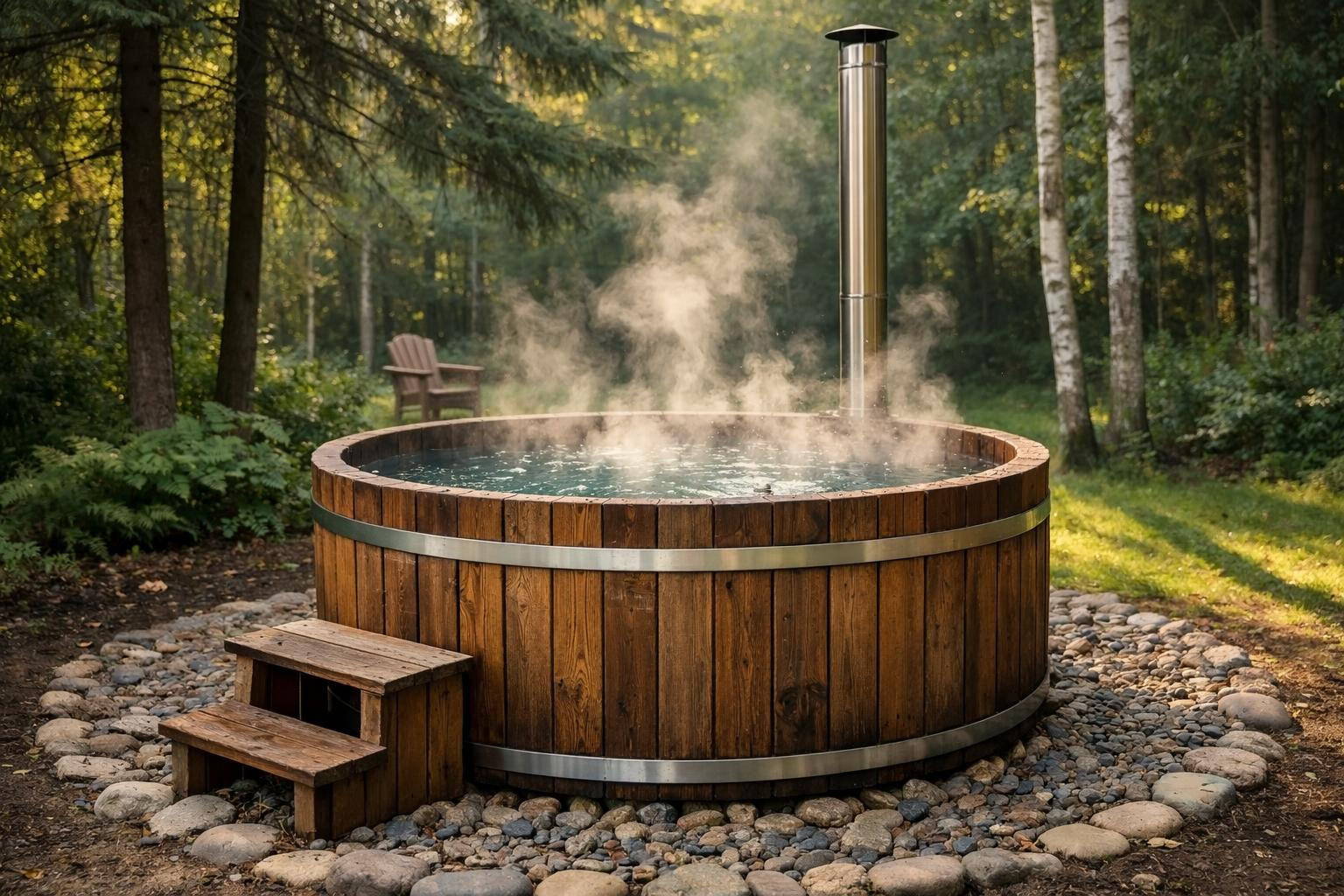 Why choose hot water barrels?    Hot water barrels offer a simple and luxurious way of relaxing in fresh air or winter baths. Combining a durable  thermowood-co