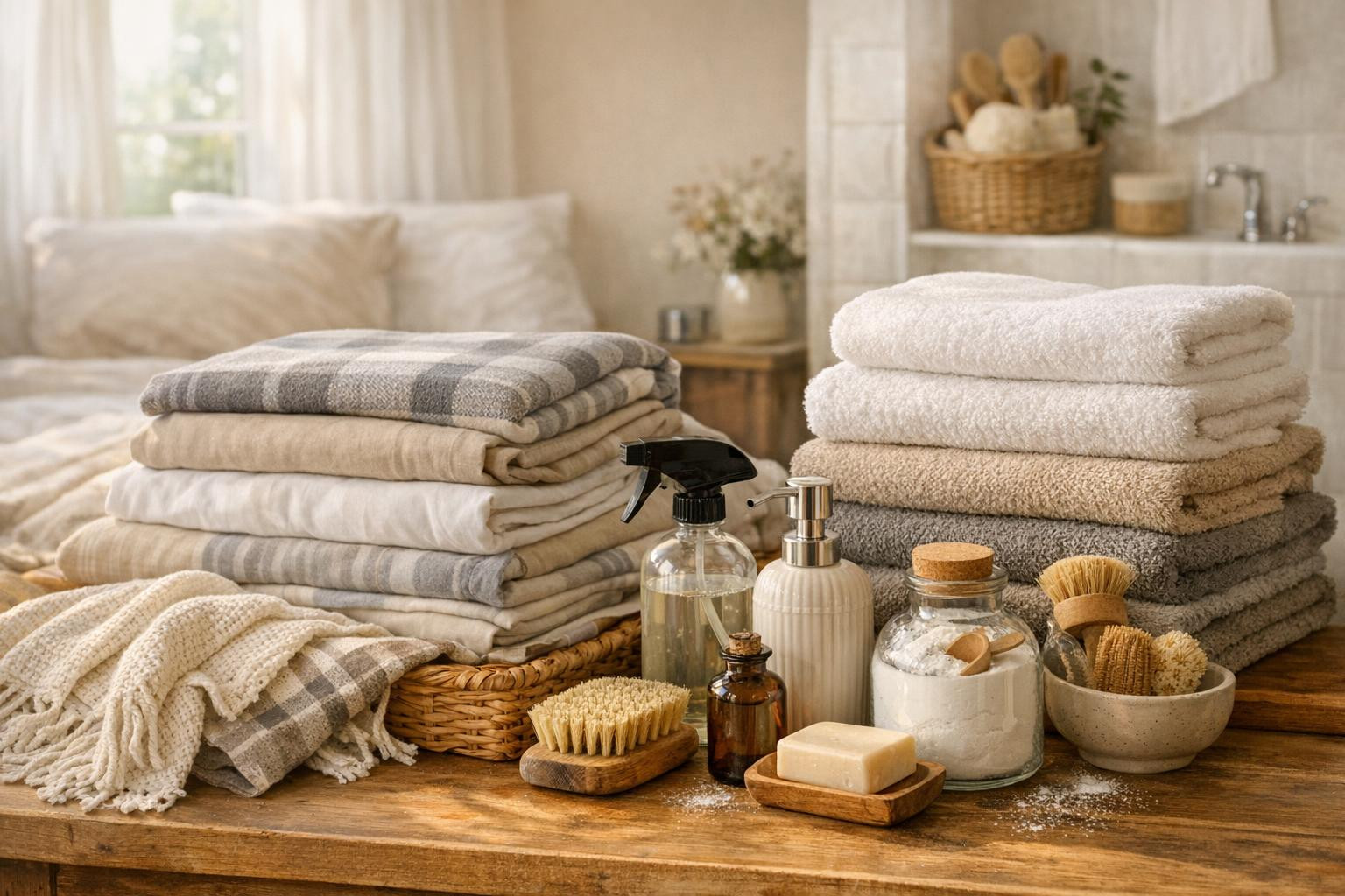 Comfort and beautiful appearance  meet practicality with a well thought-out choice of home textiles and high-quality bed linen. The choice is made of soft, dura