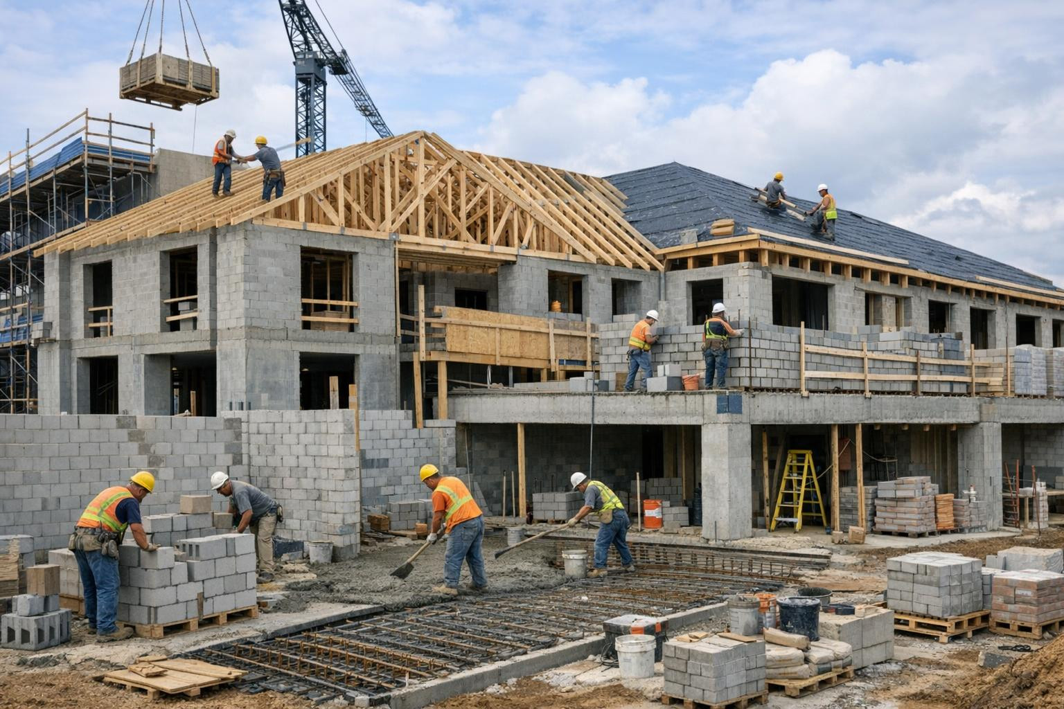 Housing and business building that works with budget and timetable   < Housing and business building  offers comprehensive construction solutions that combin