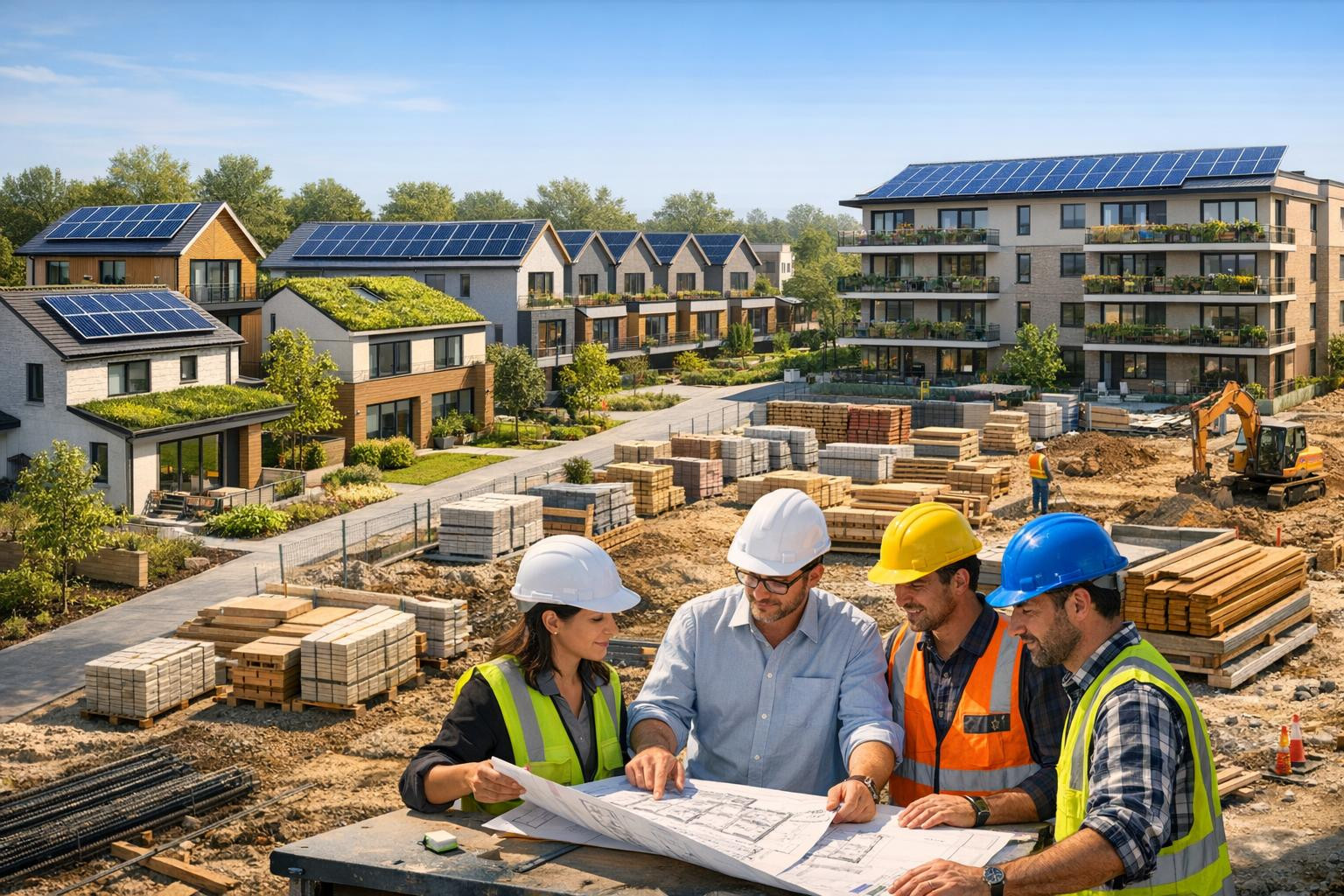 Modern life is accomplished: clear timetable, transparent budget and quality   < Housing construction  creates homes that last – energy-efficient, safe and a