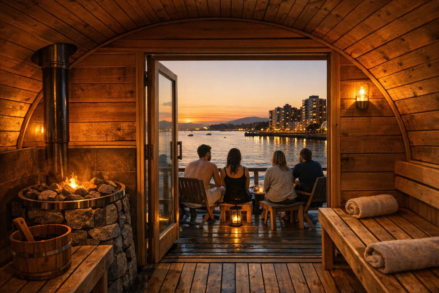 Iglusaun  offers unforgettable sauna experience with the sea view, combining the intimacy of private saunas and the social charm of shared beach saunas. Suitabl