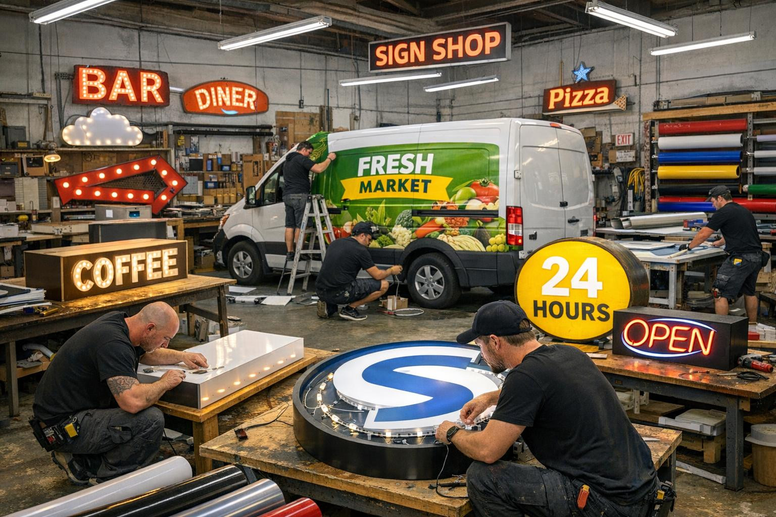 Improve the visibility of the brand through well-thought-out illuminated ...