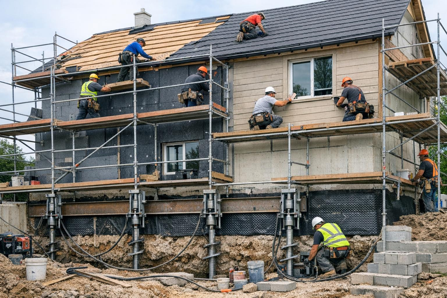 Usaldusväärne katuse- ja fassaadilahendus kogu elukaare jaoks   Professionaalsed katuse- ja fassaaditööd  tagavad hoone ilmastikukindluse, energiatõhususe ja pi