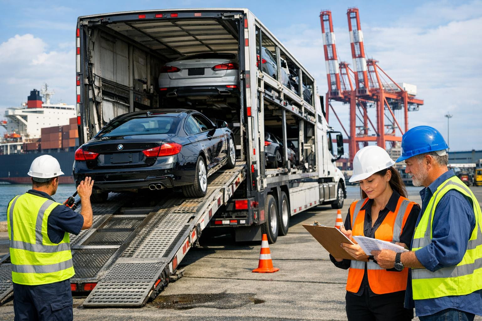 What is offered and why it works     Import of cars  without any further concern - the whole process from finding a suitable vehicle to registration in Estonia 