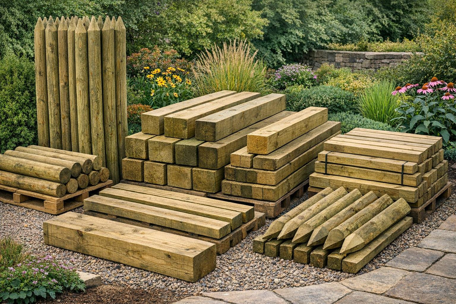 Sustainable and maintenance-free selection for gardens, fences and outdoor constructions     Impregnated wood  provides a reliable solution for all field applic