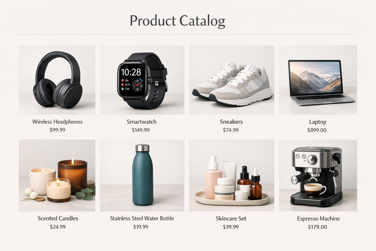 We create visually influential e-shop catalogues  and write SEO-optimised product descriptions that encourage sales, increase the value of the shopping cart and