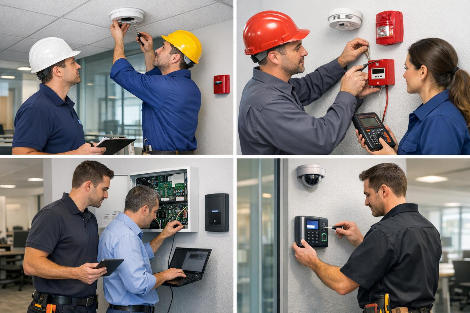 Integrated industrial and security solutions for companies    Full solutions from maintenance of machinery to installation of security systems  offer a systemic
