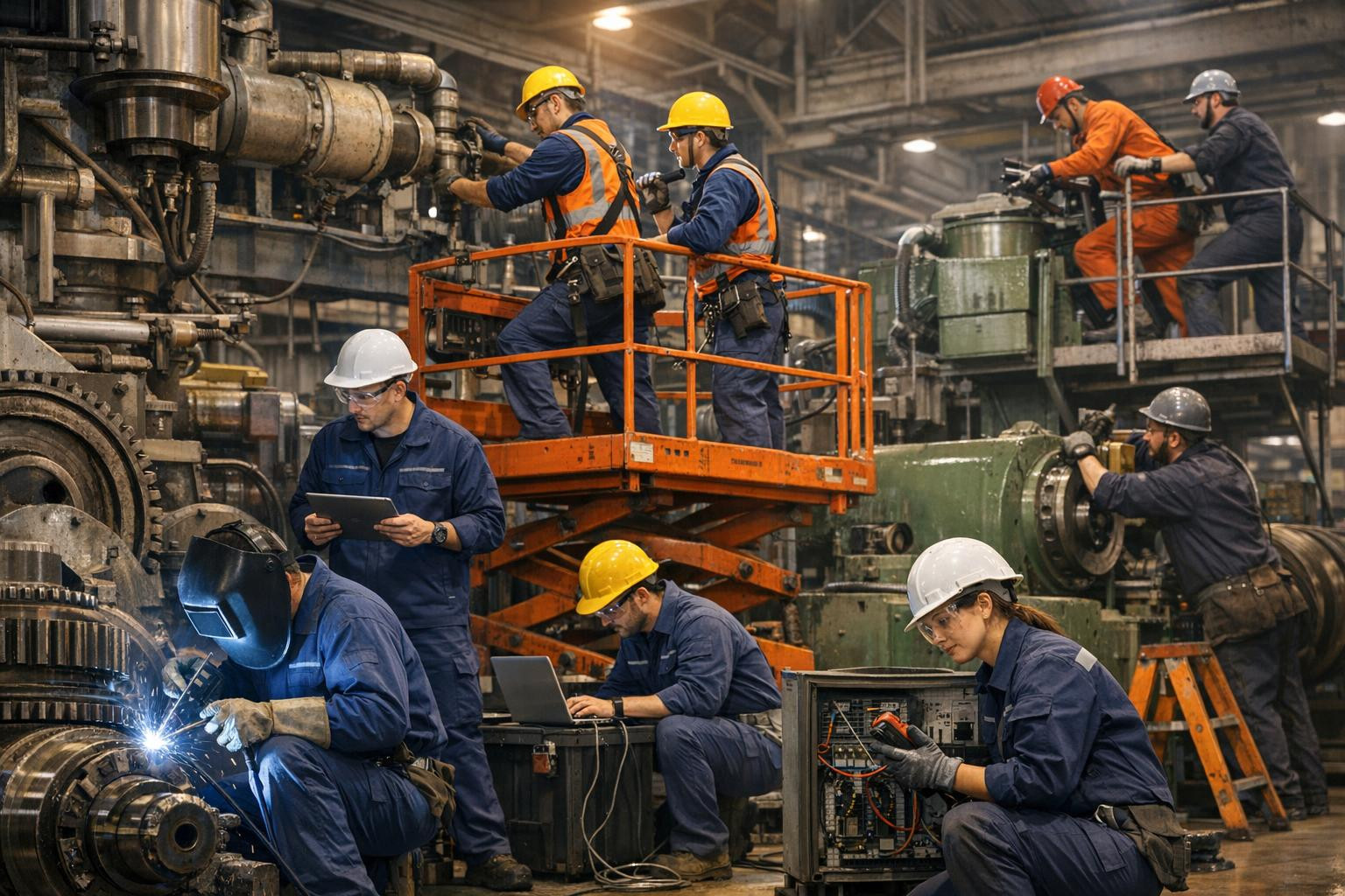 Complete maintenance solution for industries that cannot allow standstill     Preventive maintenance , accurate  industrial machinery diagnostics , reliable   s