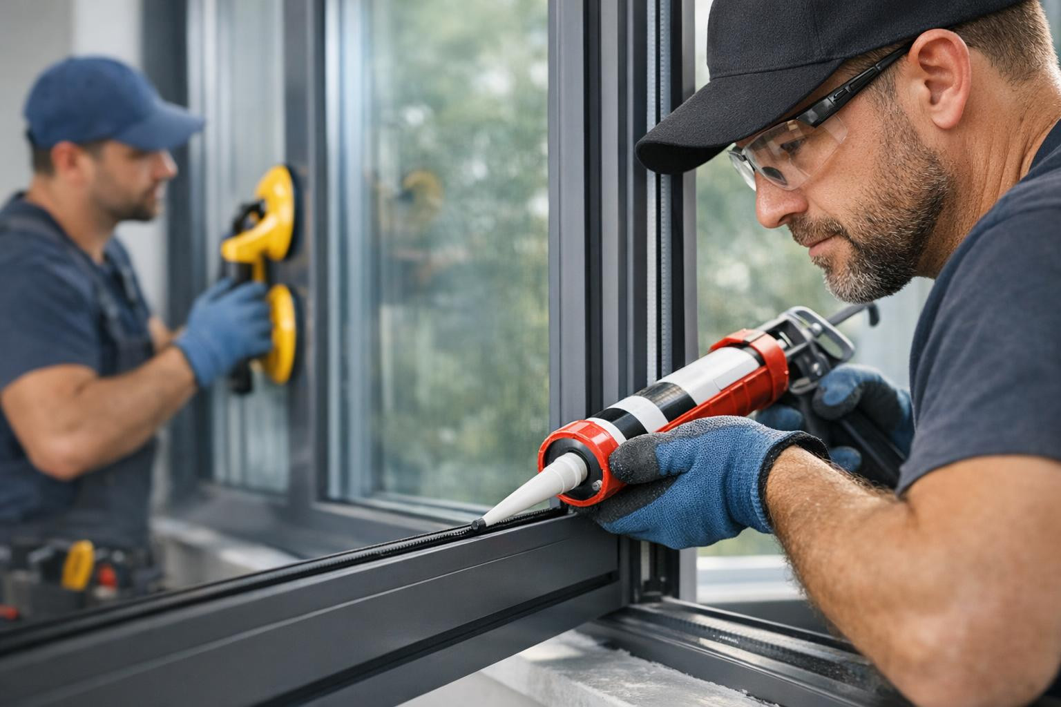 Glass installation that keeps warm and avoids leakage Professional ...