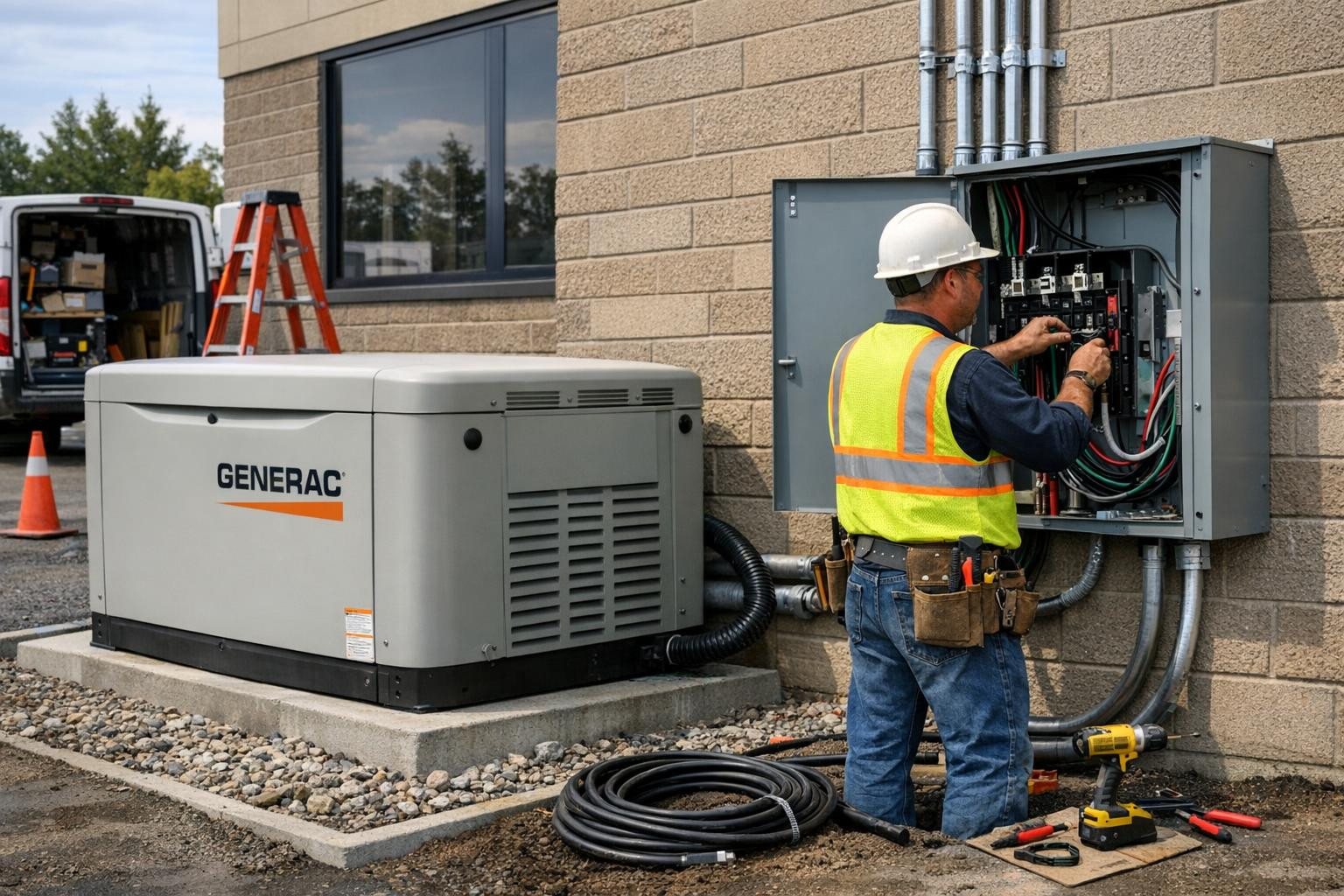 Reliable backup generator installation and emergency electricity ...