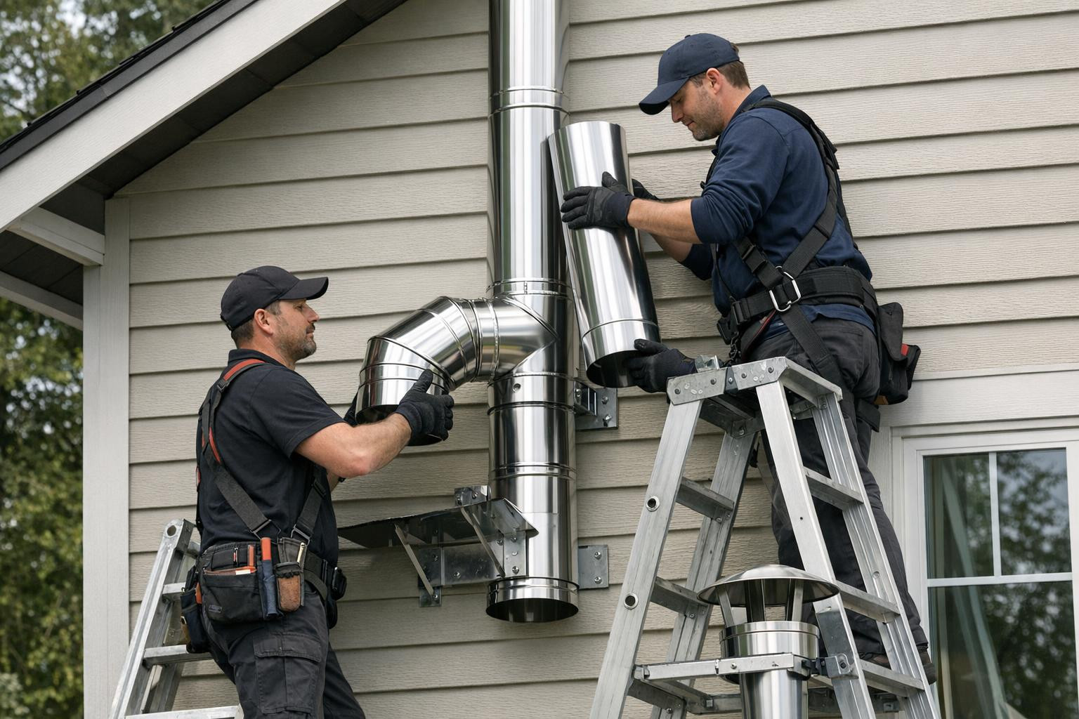 What is a modular chimney and why it works     Modular chimneys  are prefabricated chimney systems made from modular parts that create a fast and reliable  smok