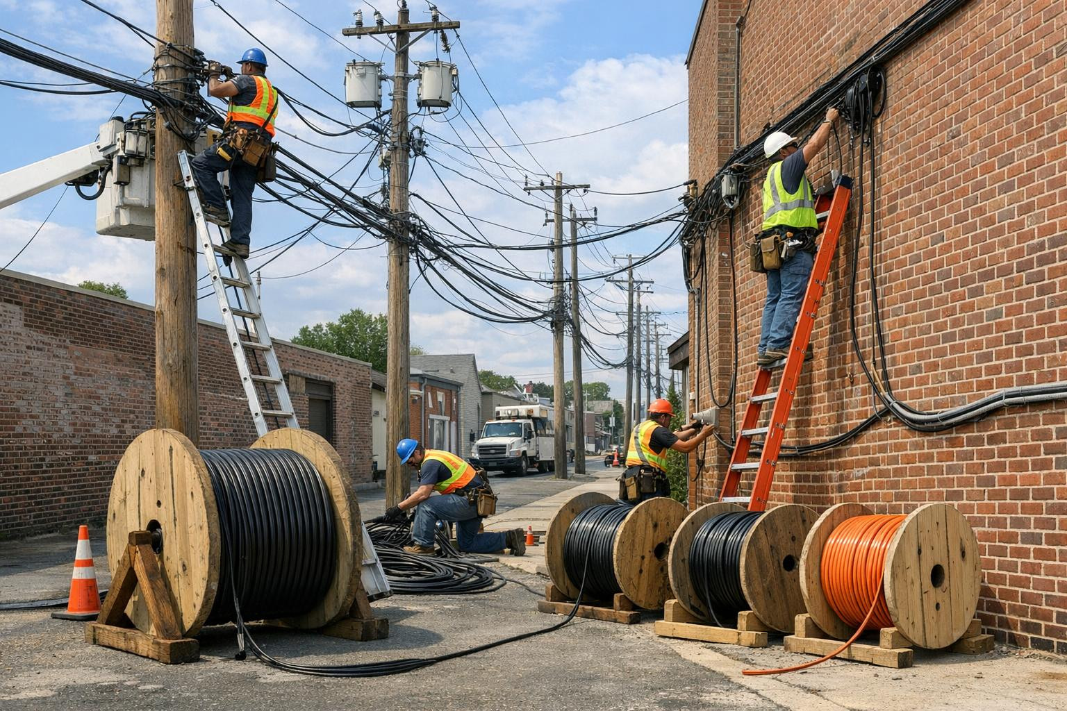 Foreign and aircable installation  provides a reliable data and communication network for both domestic and commercial users. The installation of special coaxia