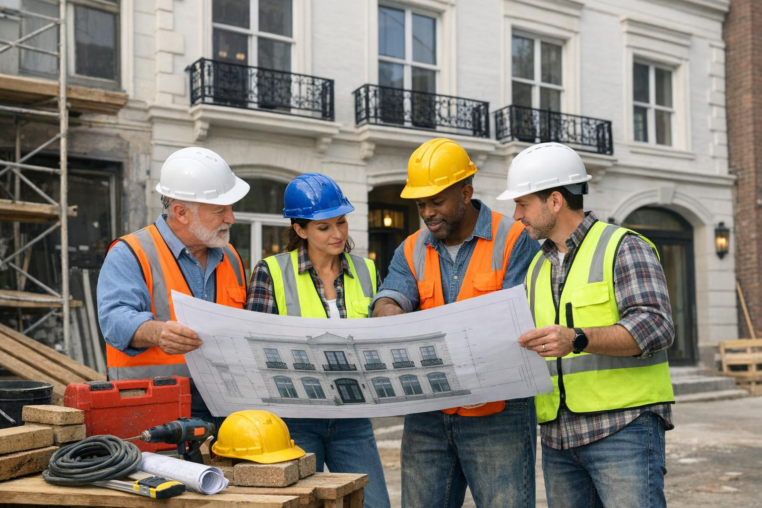 Fassaad installation  offers a comprehensive solution from material procurement to professional installation, focusing on smooth   project coordination , sound 