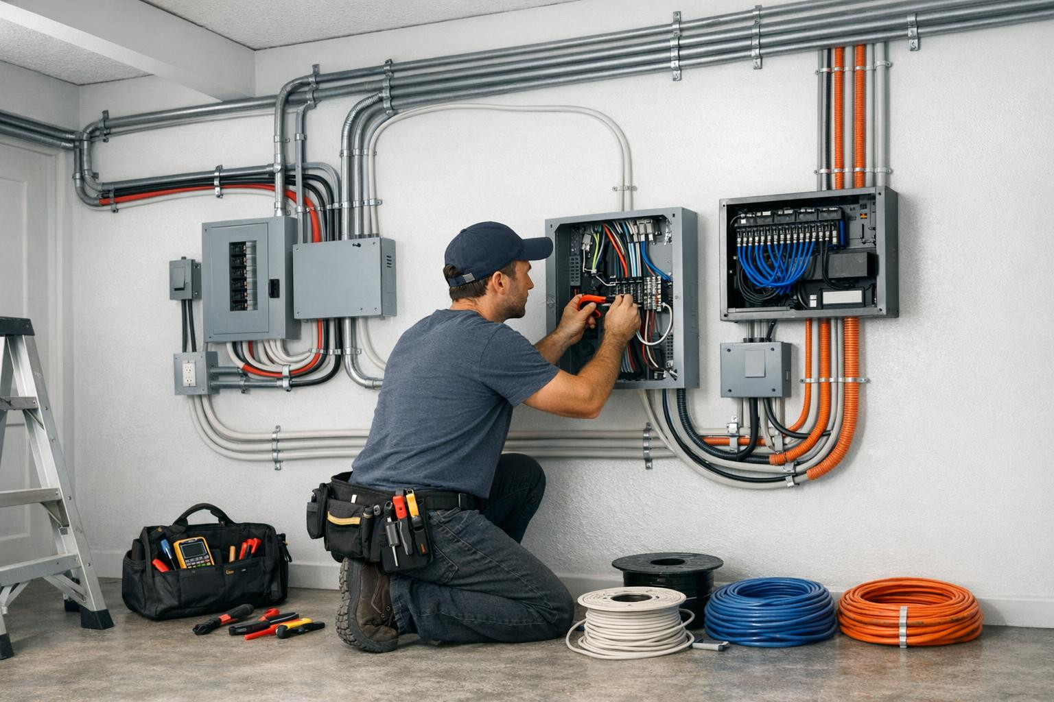 Internal electricity installation provides safe, reliable and ...