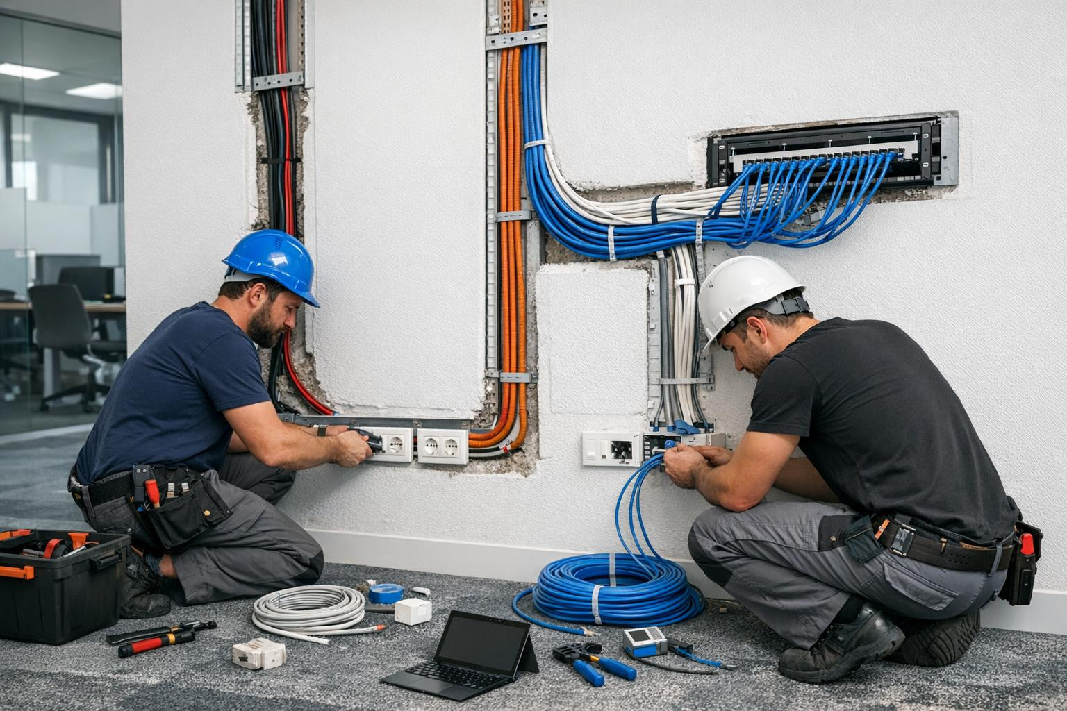 Full power and cable resolution for home and business customers    Installation of sockets ,  Installation   and  Installation of cable channels  ensure that al