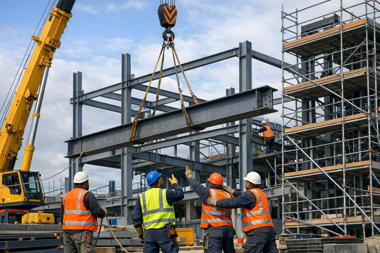 The installation of steel structures   provides an accurate and safe solution for the installation of carrier structures in both industrial and commercial const