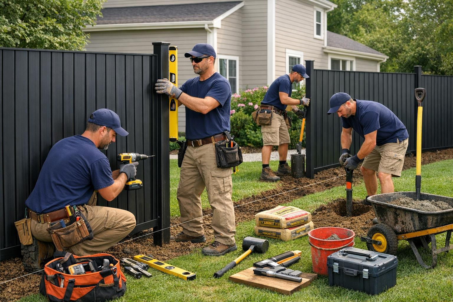 Full installation service for gardens - precision, speed and unprotected ...