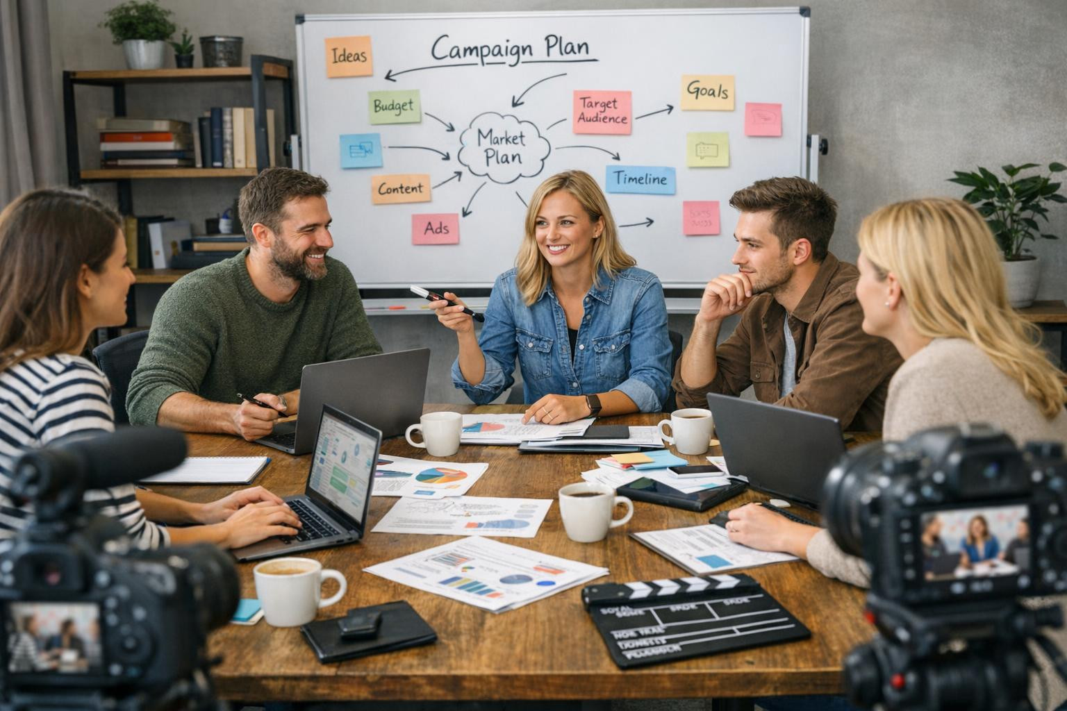 Integrated communication  combines a clear communication strategy, targeted media relations, practice-based media training and professional photographic and vid