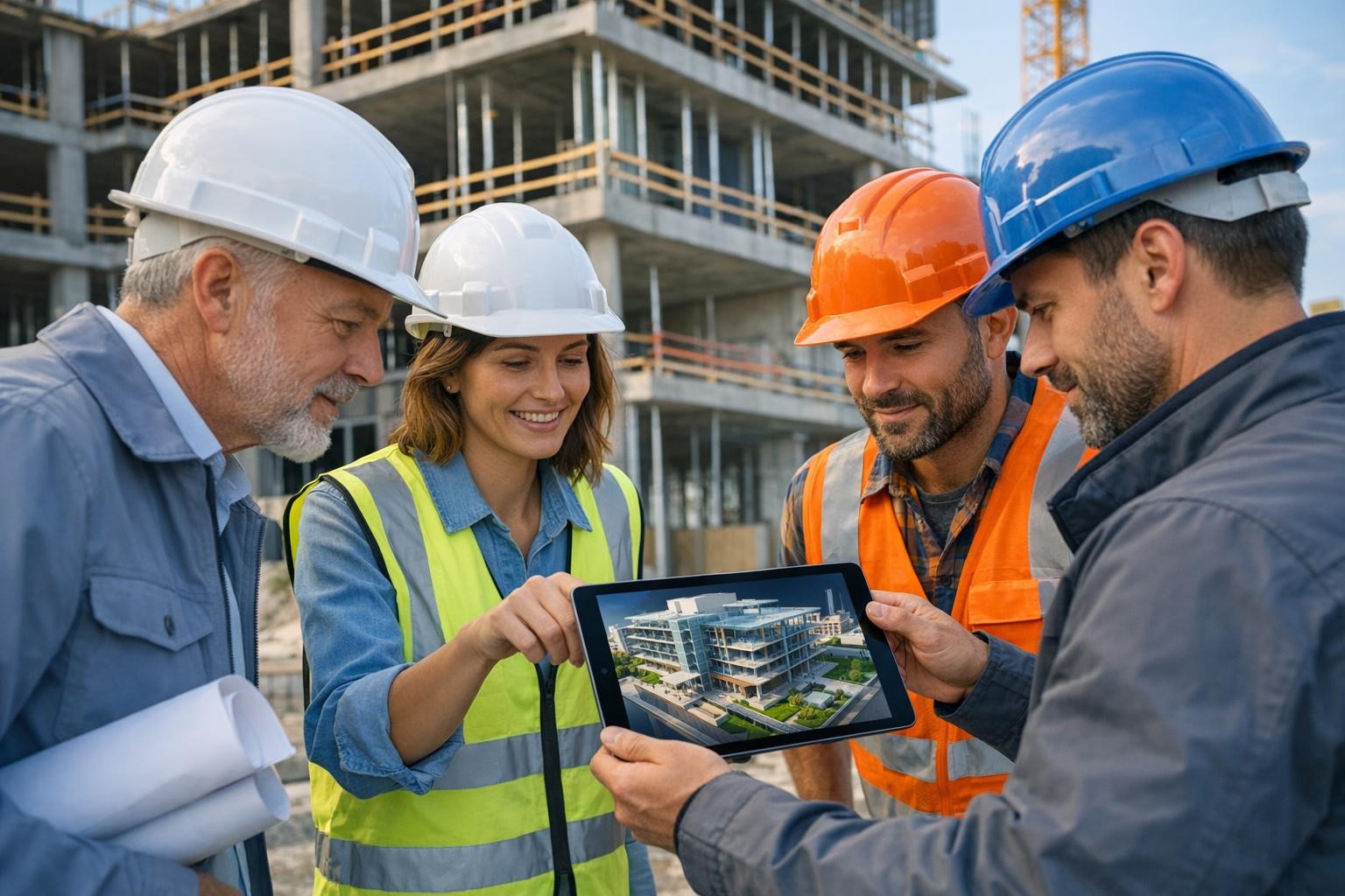 Integrated approach - from design to completion    < Integrated construction  combines BIM design, main job and key-hand delivery to one smooth process where