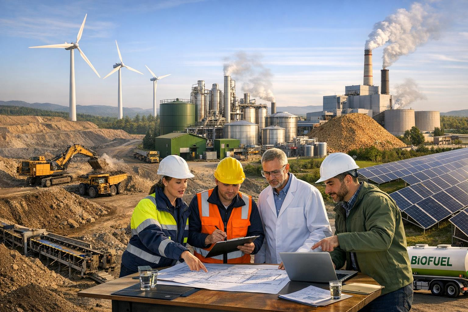 Integrated energy resource development and production < The ...