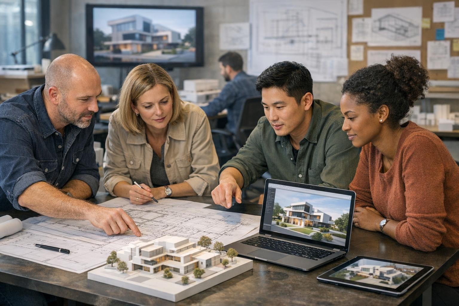 Integrated design: faster decisions, lower risk   Design solution , which combines architecture, BIM workflows and 3D visualization, creates a clear and effecti