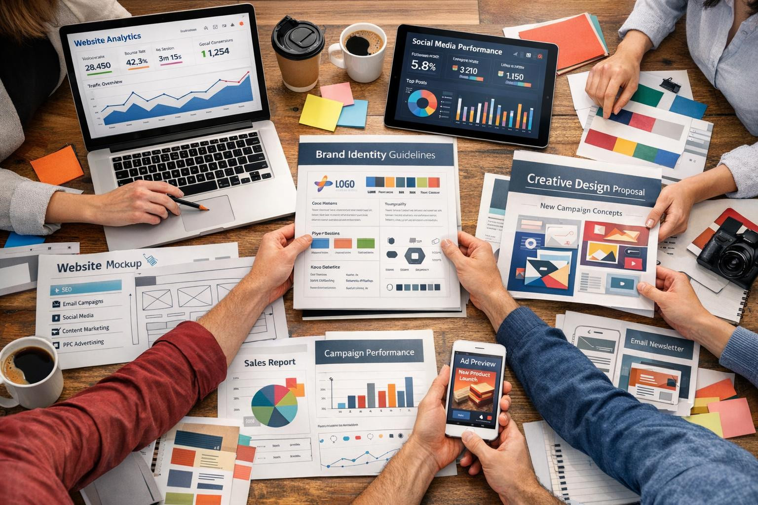 A combined strategy, creativity and precise optimisation     Integrated marketing  creates a single brand experience that works as effectively in digital as in 