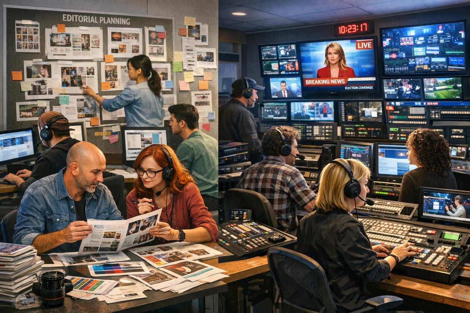 Connected media production and printing solutions for brand continuity    < Media and printing services  offer a comprehensive approach to communication: fro