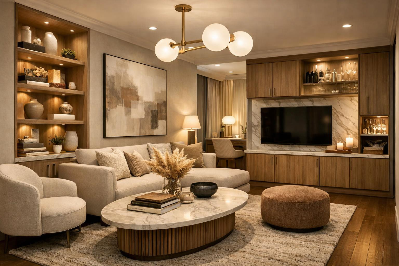 What solution means    Design   and finishing that combines aesthetics and practicality to create spaces where it is good to live and work. Focus on the design 