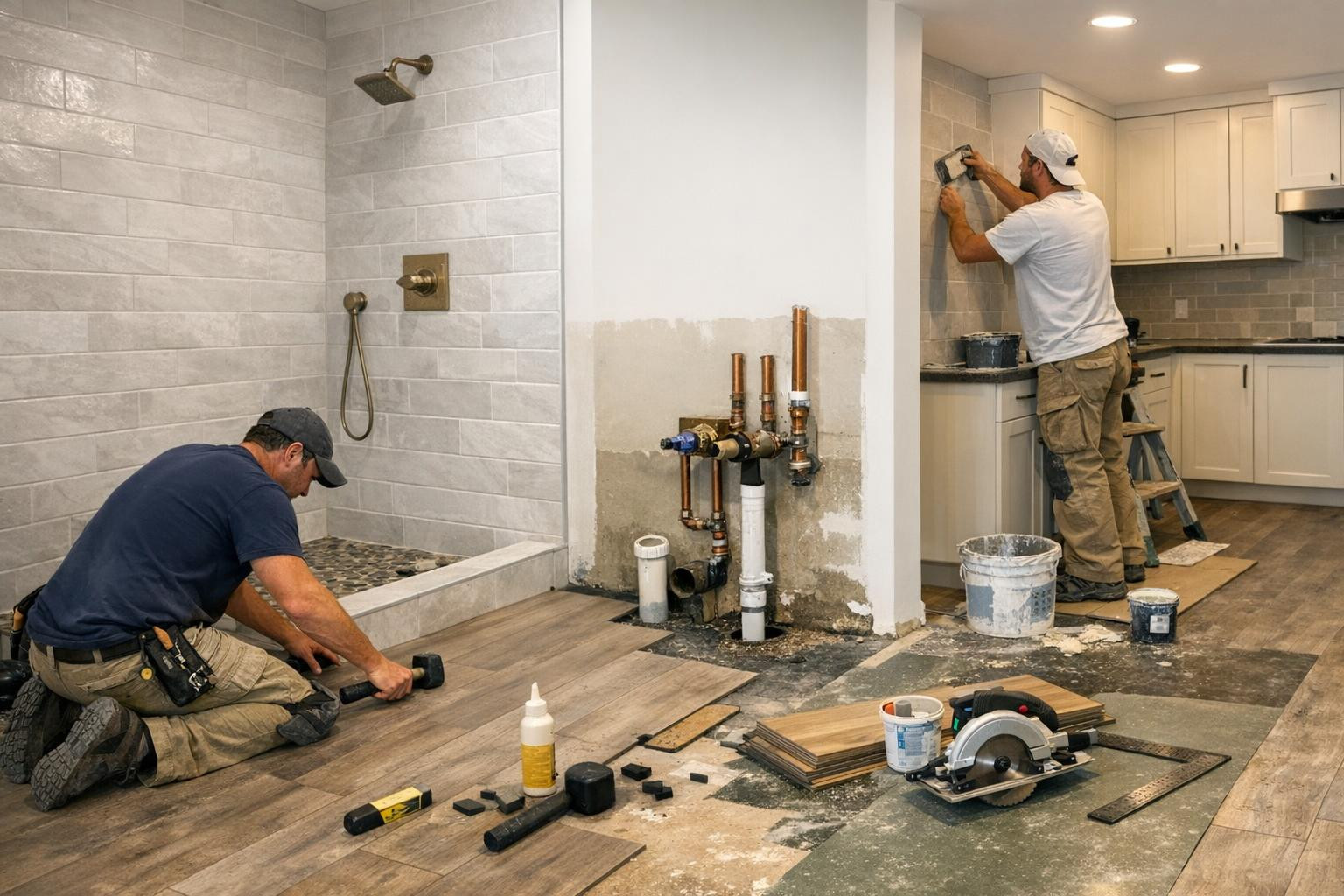 Installation lasting: professional interior finishing and installation of all sizes    Internal finishing works are carried out accurately, with high quality ma