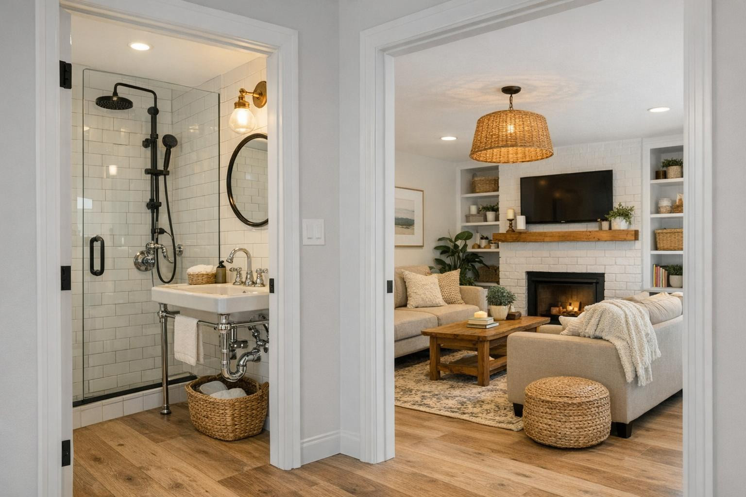 Nordic interior finishing and reliable floor installation  creates a first impression at home or on the business surface that lasts. Complete renovation and fin