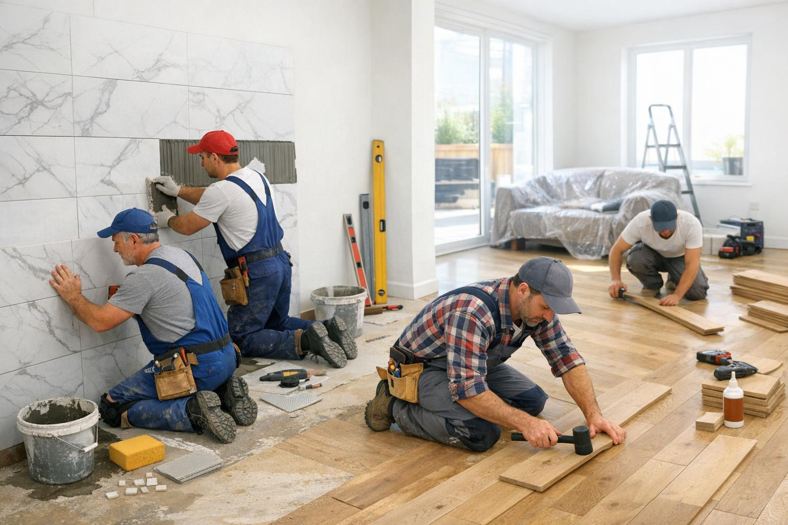 Internal finishing work combines aesthetics, endurance and energy ...