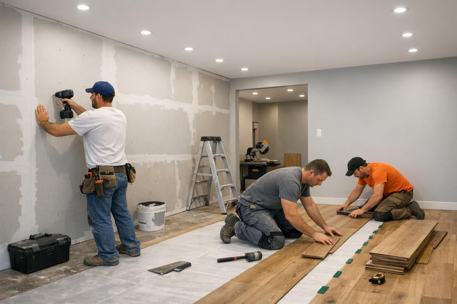 Internal finishing that gives the space a finished and durable ...