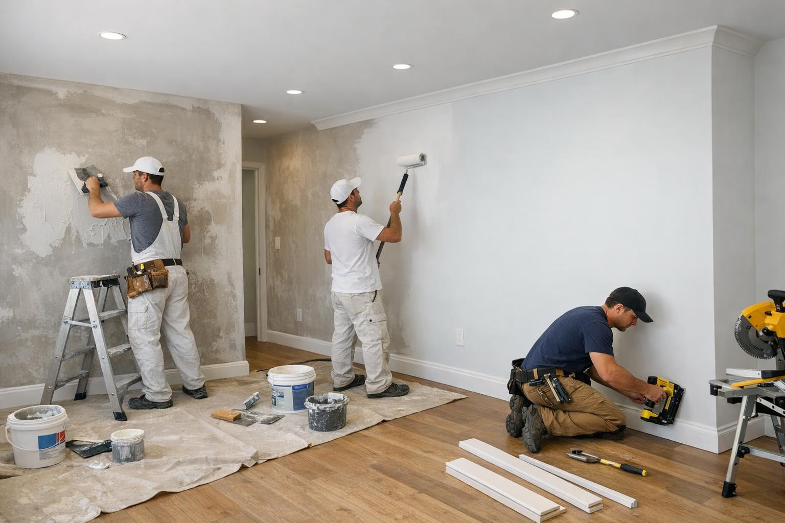 Silent and durable interior finishing   ensures an effective and professional appearance of the room, which increases both the comfort of living and the value o