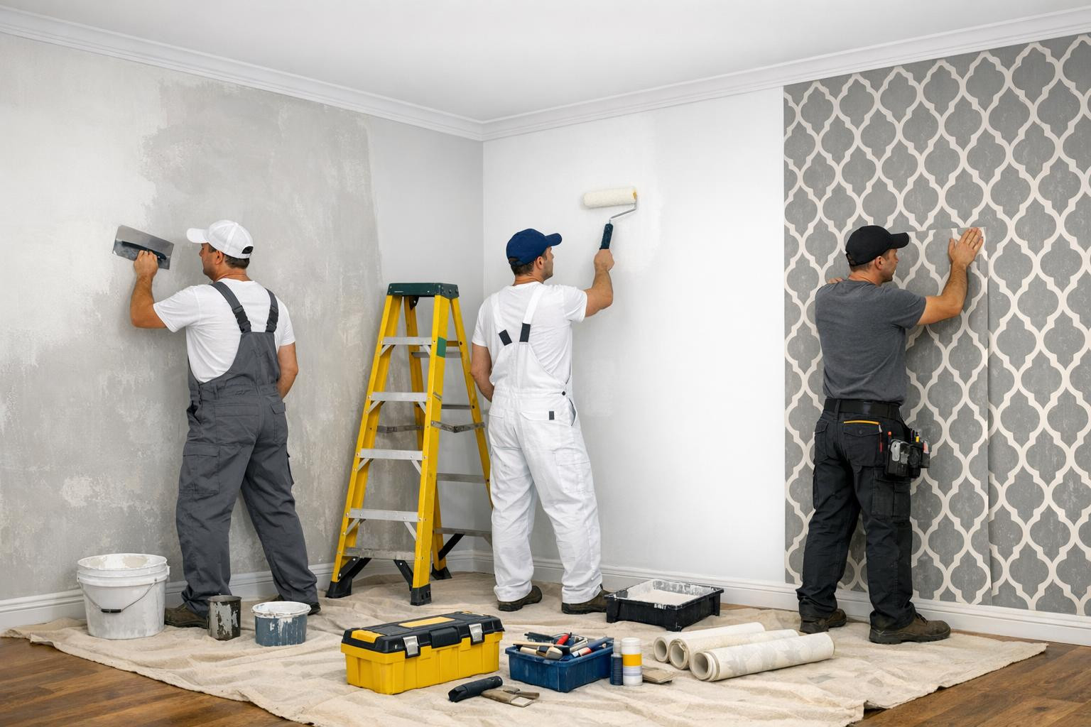 Silent and durable interior finishing that gives the room a new breathing    < Internal finishing  provides a homogeneous, aesthetic and durable surface that