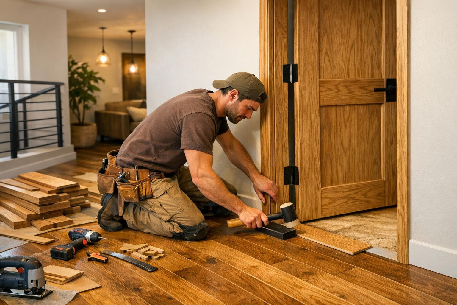 Internal woodwork that makes the room warm, durable and stylish    Internal wood  gives the home the character: carefully selected and professionally installed 