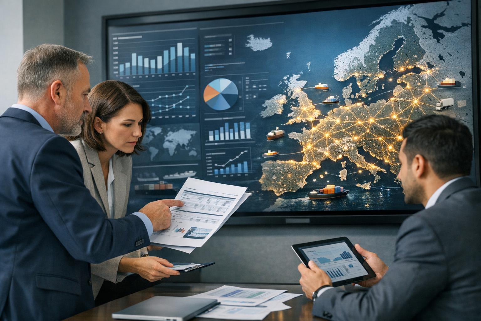 Intrastat reporting  ensures a clear, accurate and timely report on the movement of goods within the European Union. The service focuses on compiling and presen