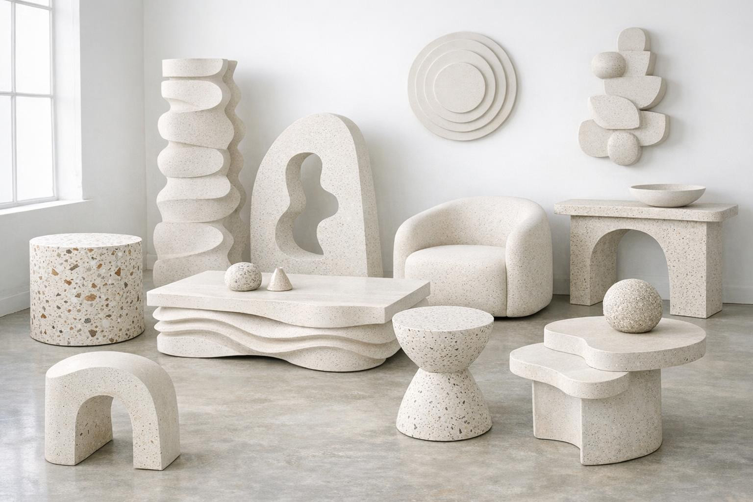 Sculptural and practical jesmonite furniture Jesmonite furniture ...