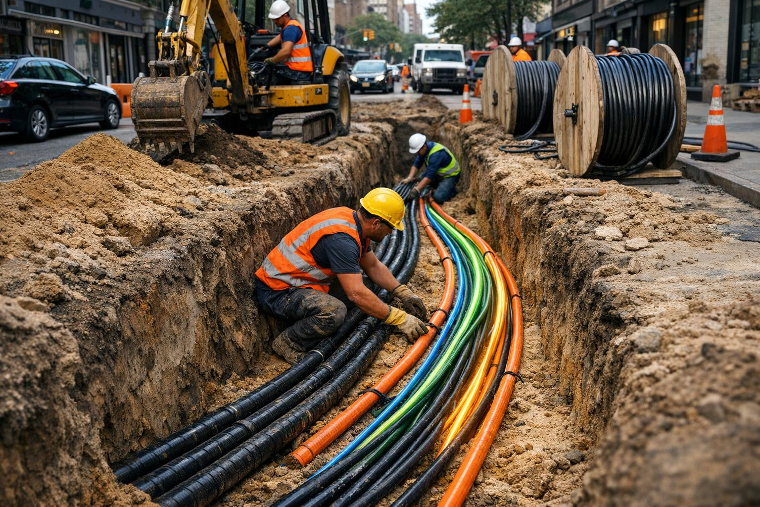 Usaldusväärne ja kiire kaablipaigaldus algusest lõpuni   Täisteenuse lahendus  tagab sujuva ülemineku planeerimisest lõppühenduseni: alates projektikujundusest 