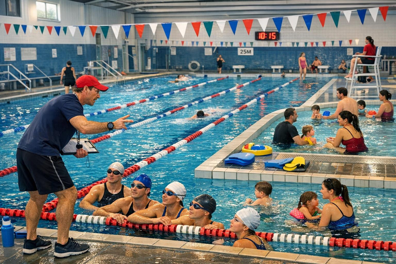 Kaasaegne kuue rajaga 25 m bassein pakub professionaalseid treeninguvõimalusi, ...