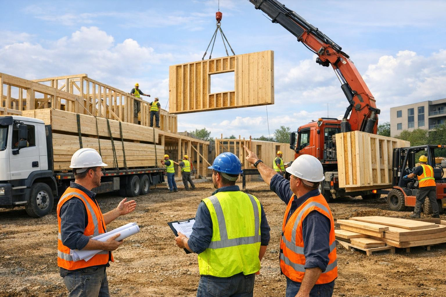 Full service that brings the completion of the construction project closer     Key hands  solution combines project management, reliable  project support  servi