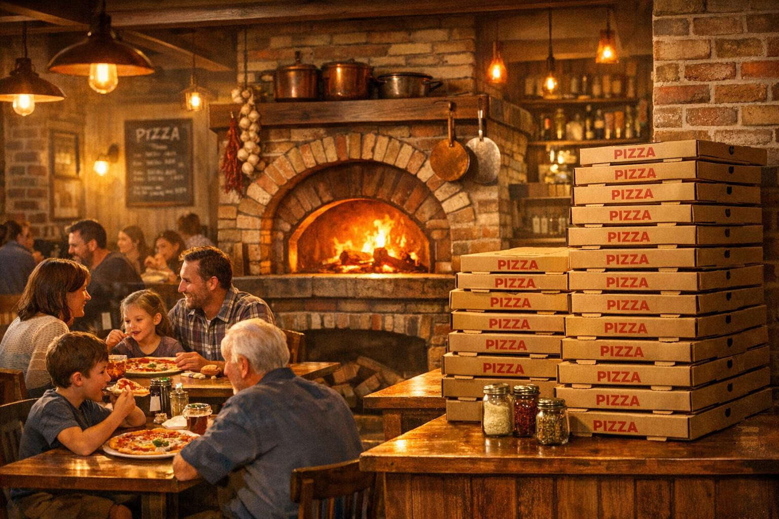 Miks Kiili Pizzarestoran sobib kogu pere õhtusöögiks   Kiili Pizzarestoran  toob lauale sooja, koduse maitse ja mugavuse: värsked pitsa-valikud, ahjupasta, prak