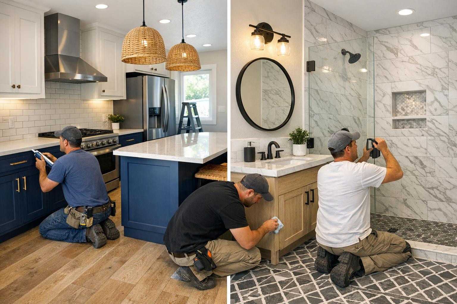 Kitchen repair and Bathroom repair professional approach ensure ...