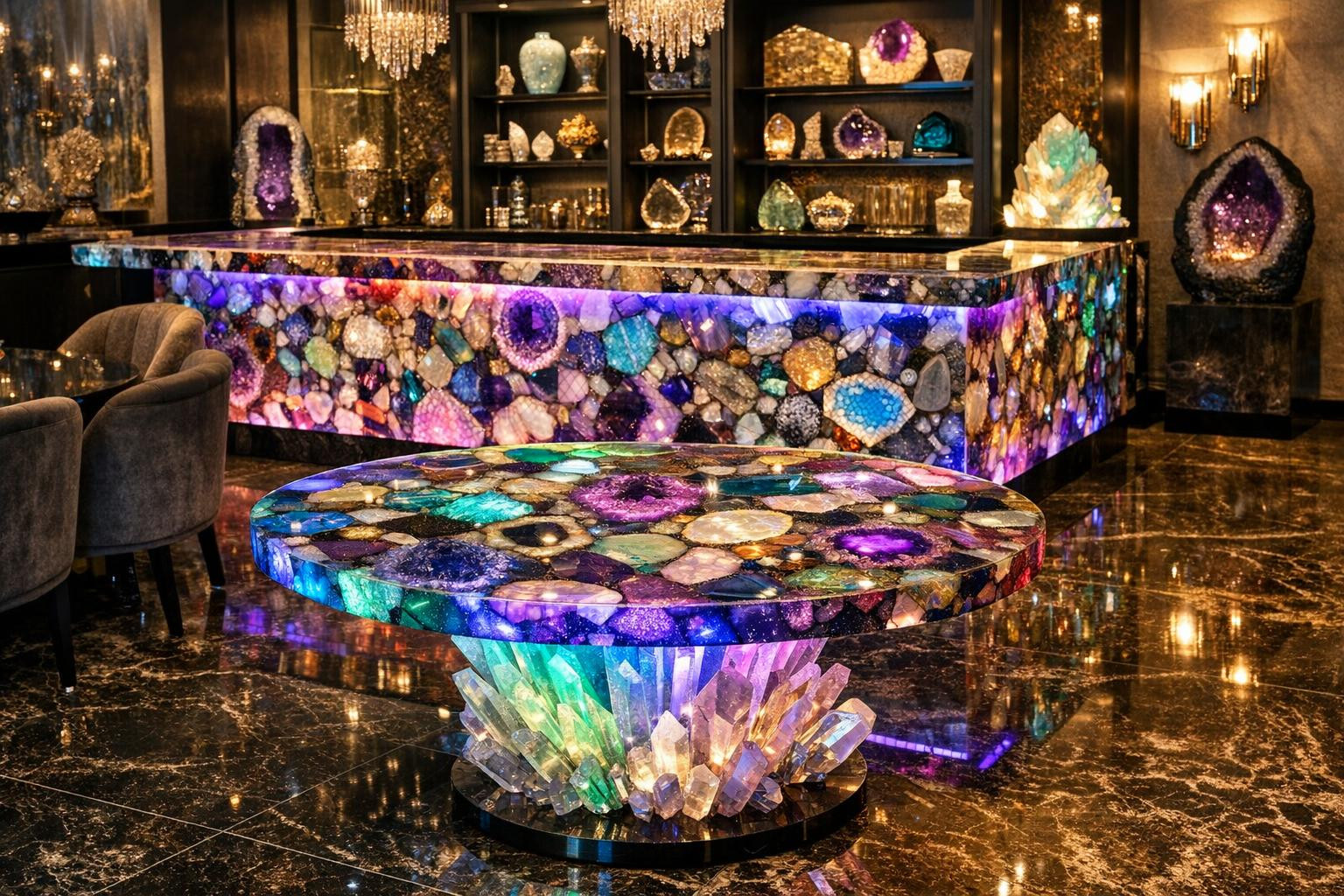 Kohandatud pinnad, mis annavad ruumile iseloomu 
  Kohandatud kivitasapinnad , lauad ja  dekoratiivpinnad  ühendavad ajatu materjali ilu ja kaasaegse tehnoloogi