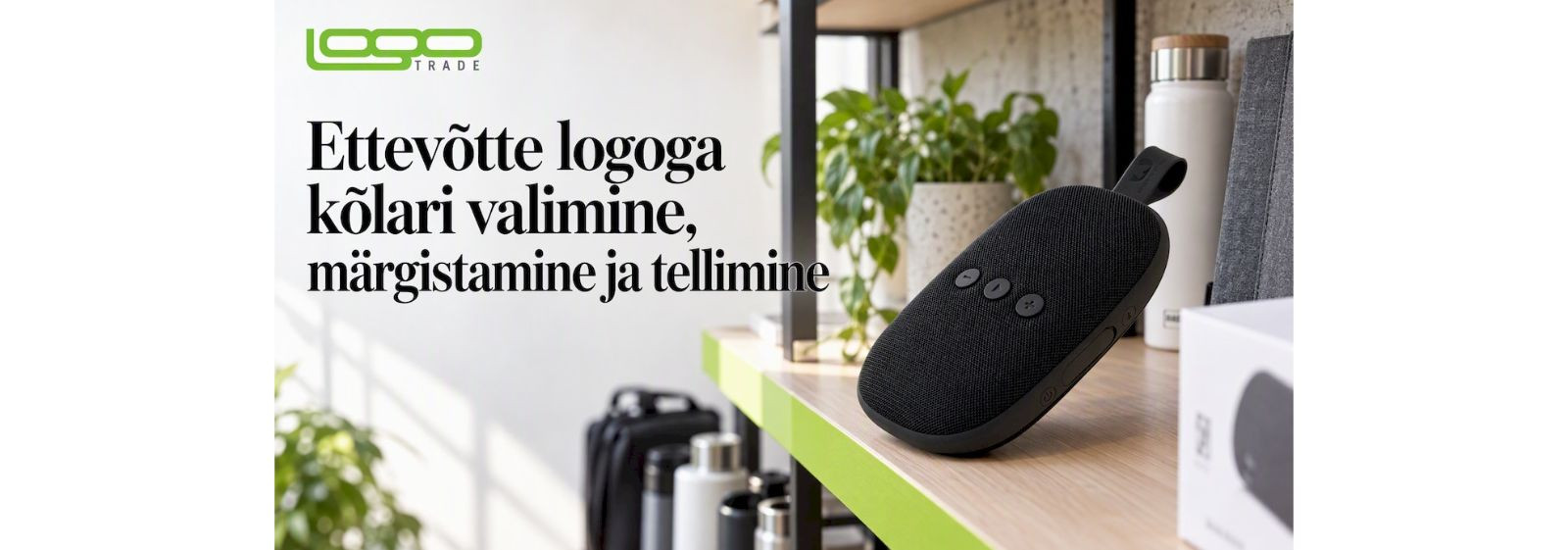 Kõlarid ettevõtte logoga – kuidas valida kvaliteetne Bluetooth-kõlar, sobiv märgistus ja meeldejääv firmakingitus?     Ettevõtte logoga Bluetooth-kõlar on prakt