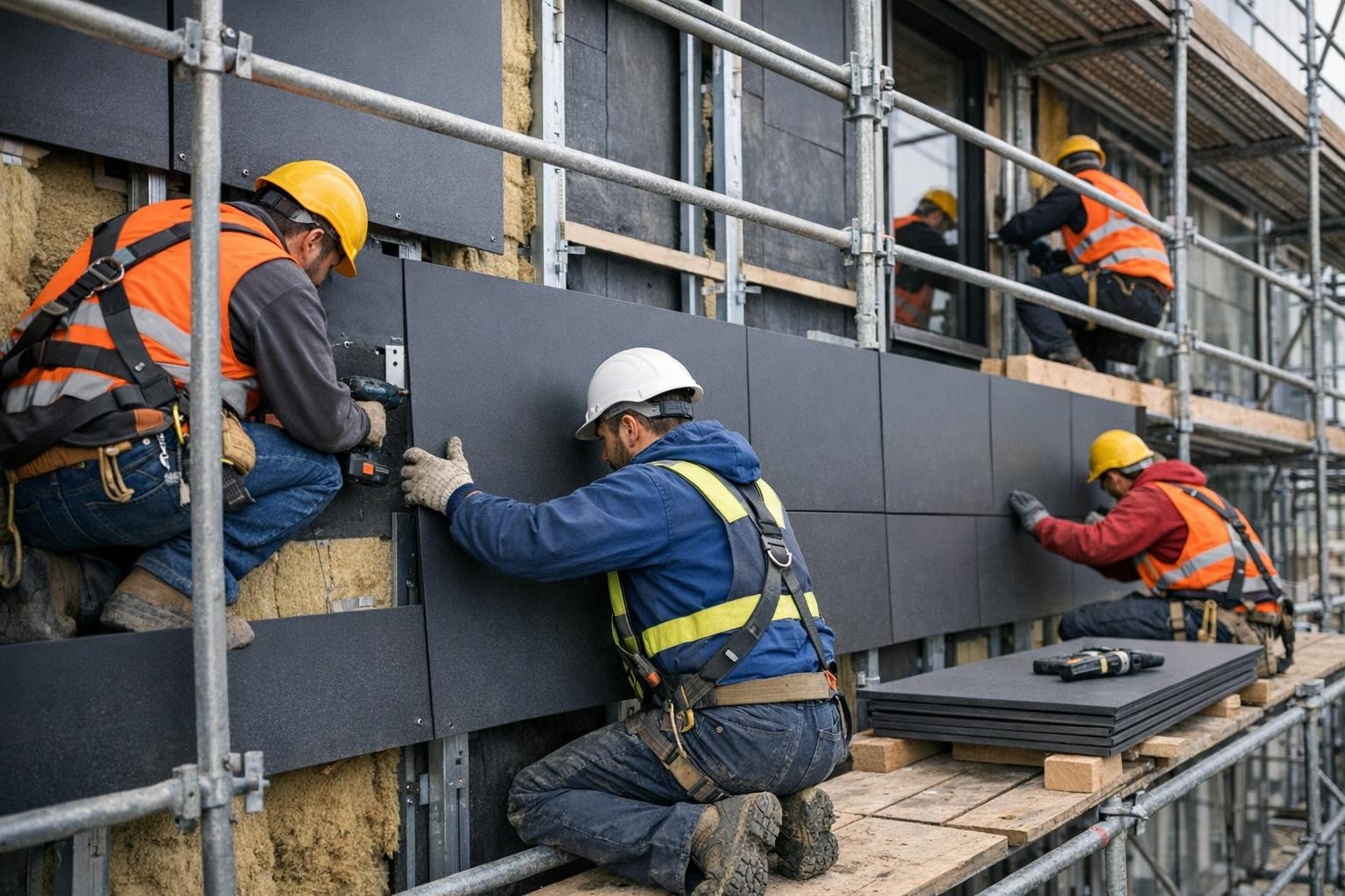 Kvaliteetsed fassaaditööd  annavad hoonele uue ilme ja parandavad energiatõhusust. Pakutav lahendus hõlmab kõiki töid alates fassaadikonstruktsiooni ja karkassi